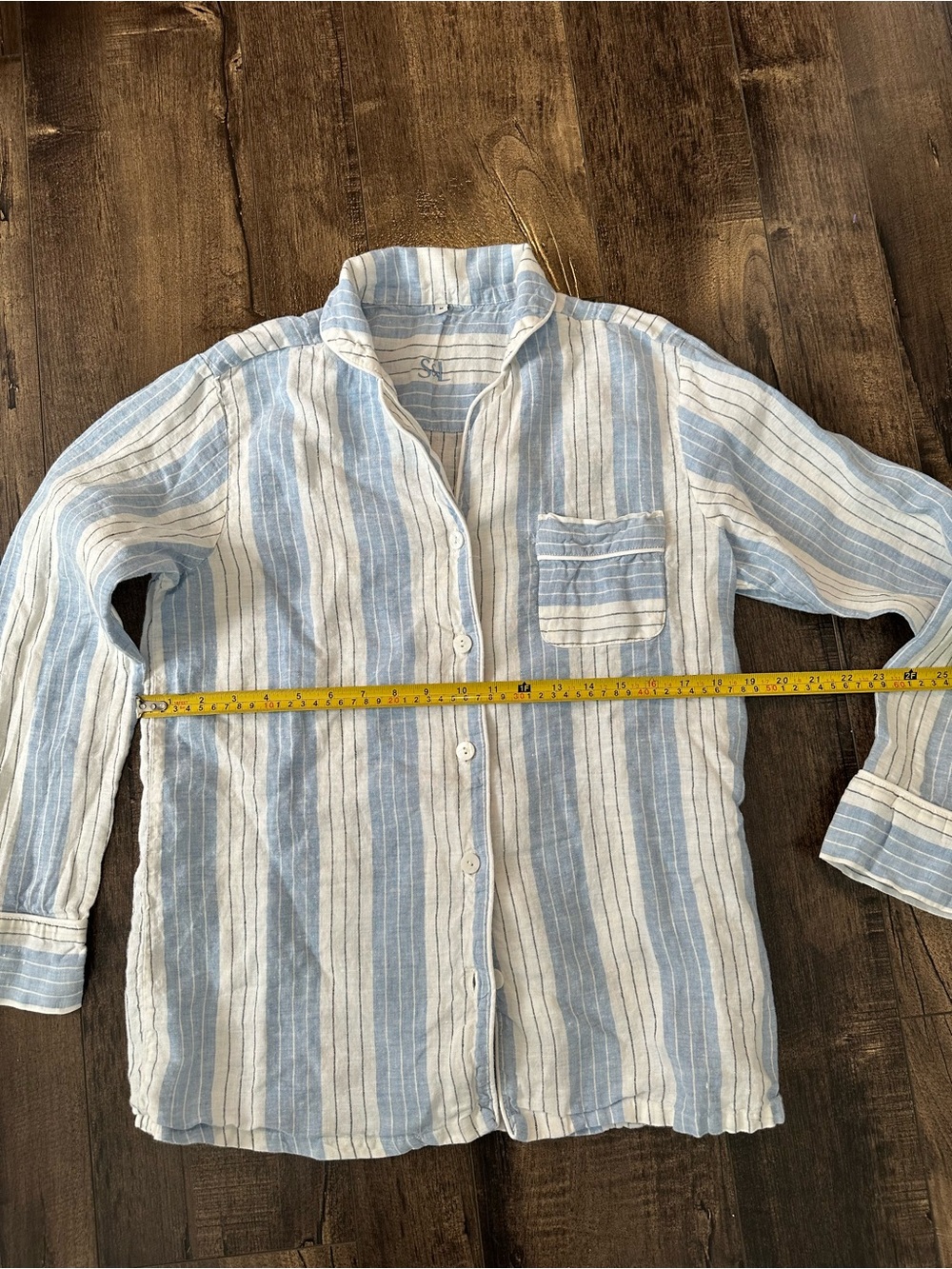 Serena & Lily Porto Linen Pajamas Medium - Picture 11 of 12